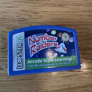 Leap Frog Leapster NUMBER RAIDERS Learning Game Cartridge Vtg